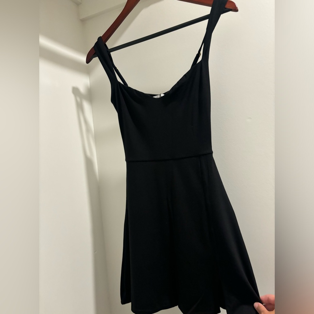black oh polly mini dress